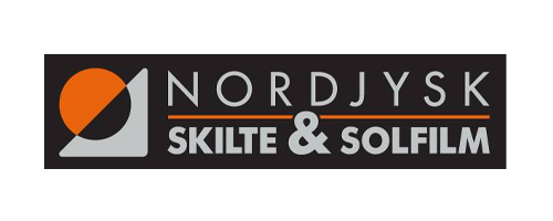 Nordjysk skilte og solfilm logo
